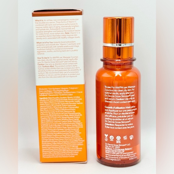 Dr. Dennis Gross Vitamin C Lactic Oil-Free Radiant Moisturizer Serum 1.7 fl. oz. - Picture 2 of 3